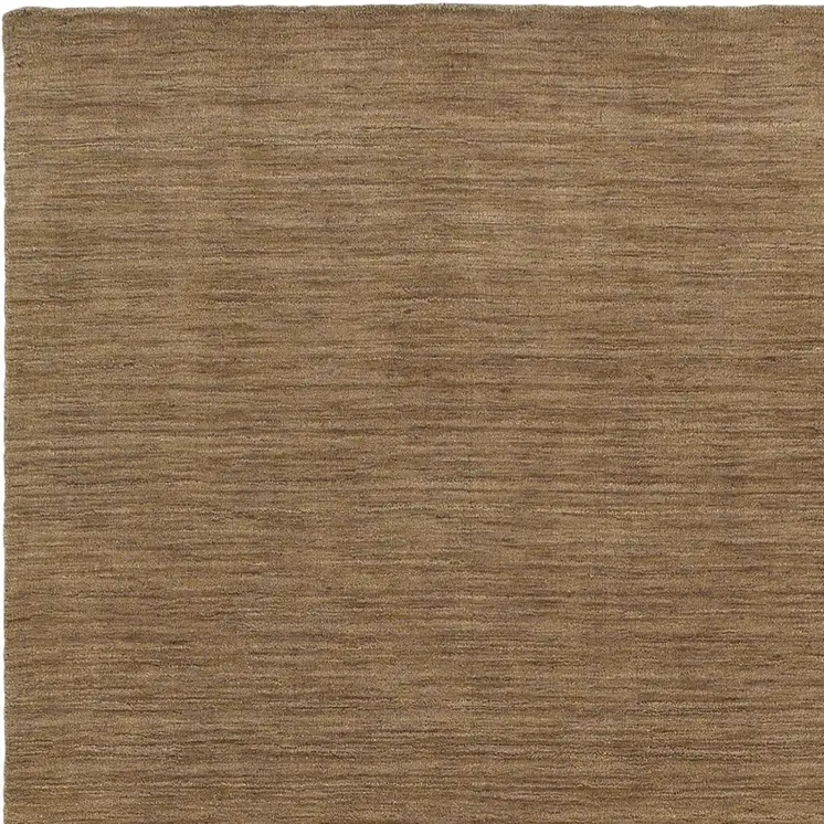 6' X 9' Tan Wool Hand Tufted Area Rug