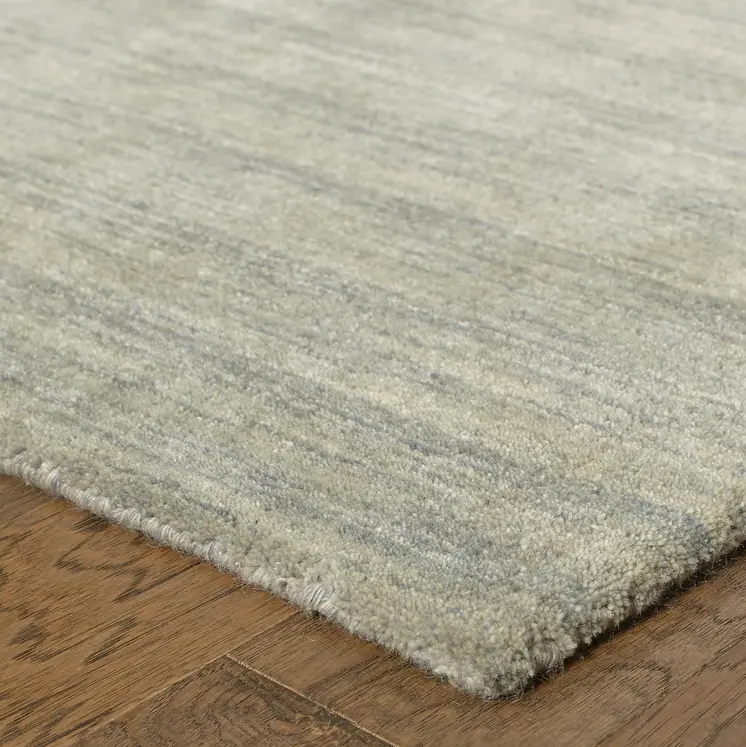 6' X 9' Gray Wool Hand Tufted Area Rug