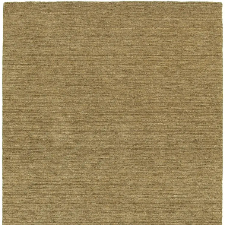 6' X 9' Gold Wool Hand Tufted Area Rug