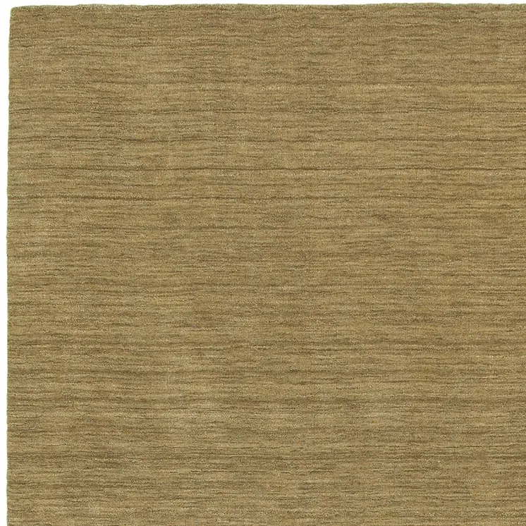 6' X 9' Gold Wool Hand Tufted Area Rug