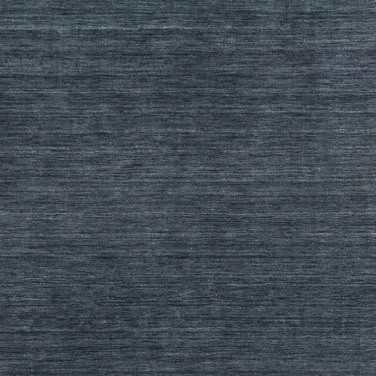 8' X 10' Navy Blue Wool Hand Tufted Area Rug