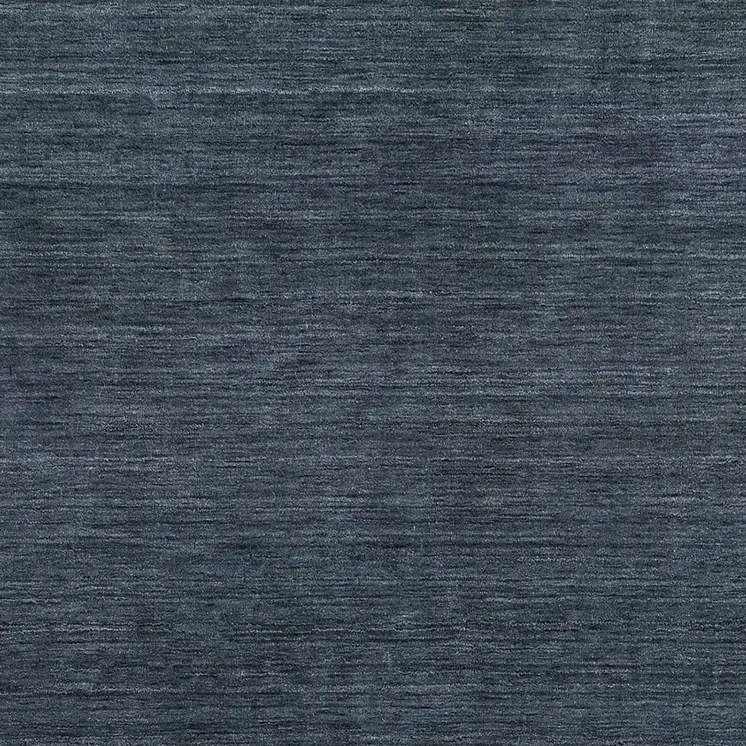 8' X 10' Navy Blue Wool Hand Tufted Area Rug