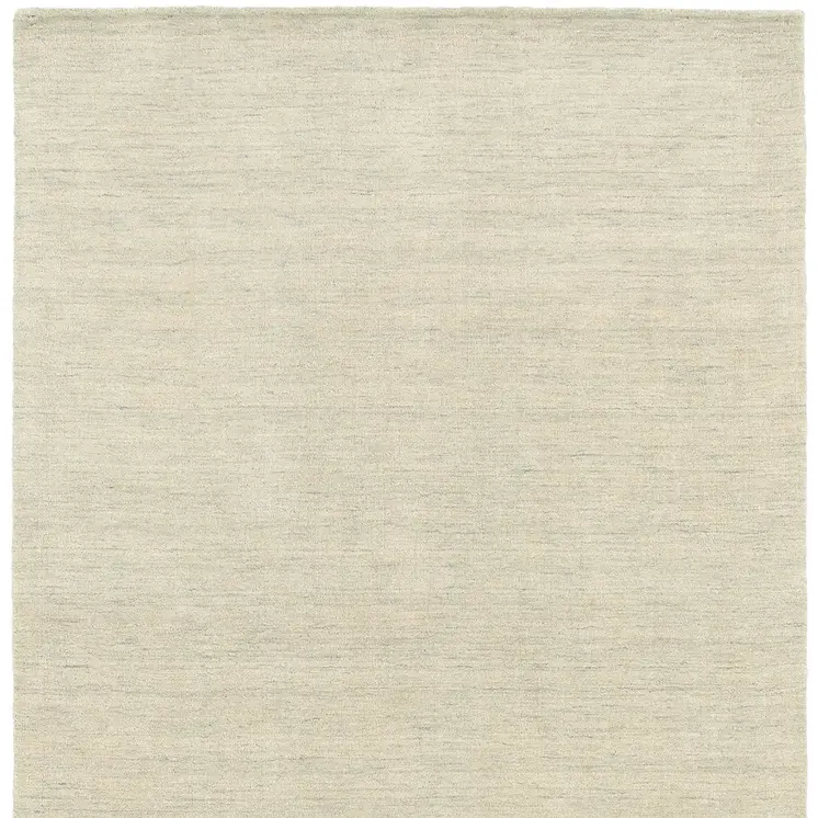 8' X 10' Beige Wool Hand Tufted Area Rug