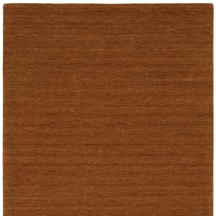 10' X 13' Rust Wool Hand Tufted Area Rug