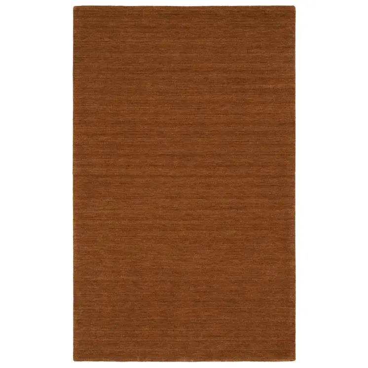 10' X 13' Rust Wool Hand Tufted Area Rug