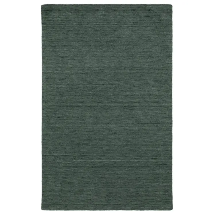 10' X 13' Teal And Blue Wool Hand Tufted Area Rug