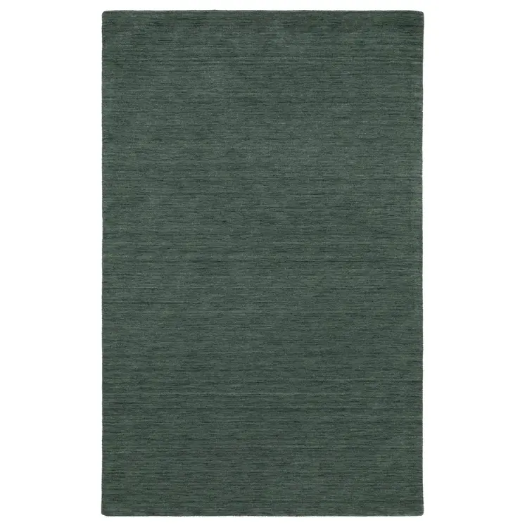 10' X 13' Teal And Blue Wool Hand Tufted Area Rug