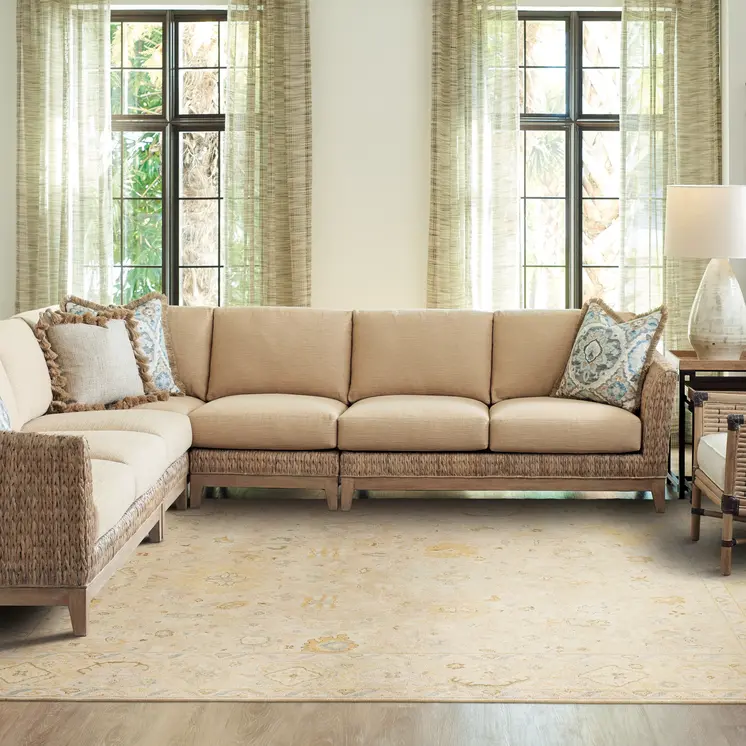 10' X 14' Beige And Gray Wool Oriental Hand Knotted Area Rug