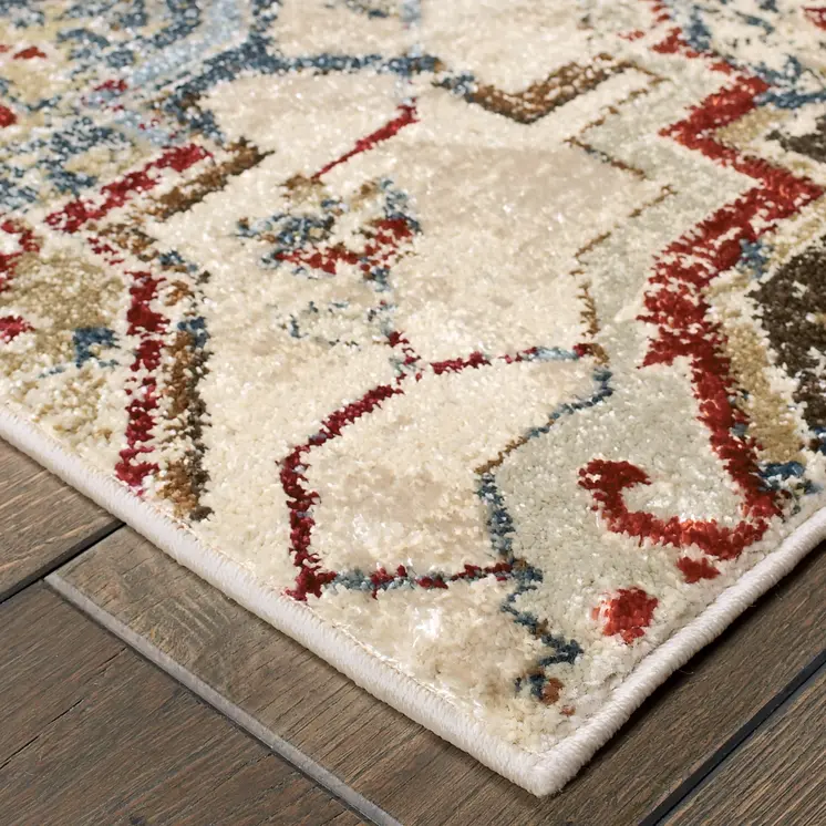10' X 13' Ivory And Gold Oriental Area Rug