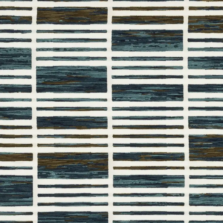 10' X 13' Ivory And Blue Geometric Area Rug