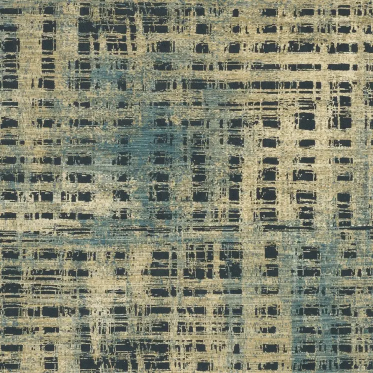 10' X 13' Beige And Blue Geometric Area Rug