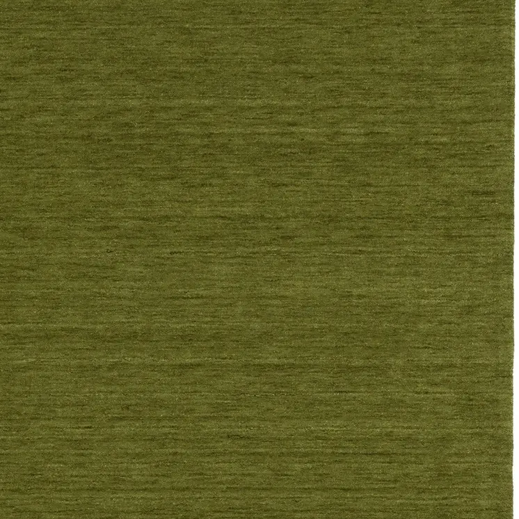 8' X 10' Green Wool Hand Tufted Area Rug