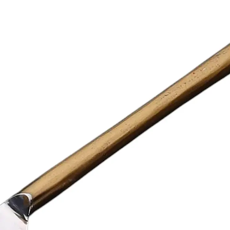Hammered Gold Stainless Steel Two Piece Hand Forged Cake Server