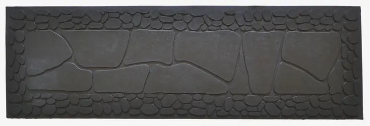 10" X 33" Black Rubber Outdoor Door Mat