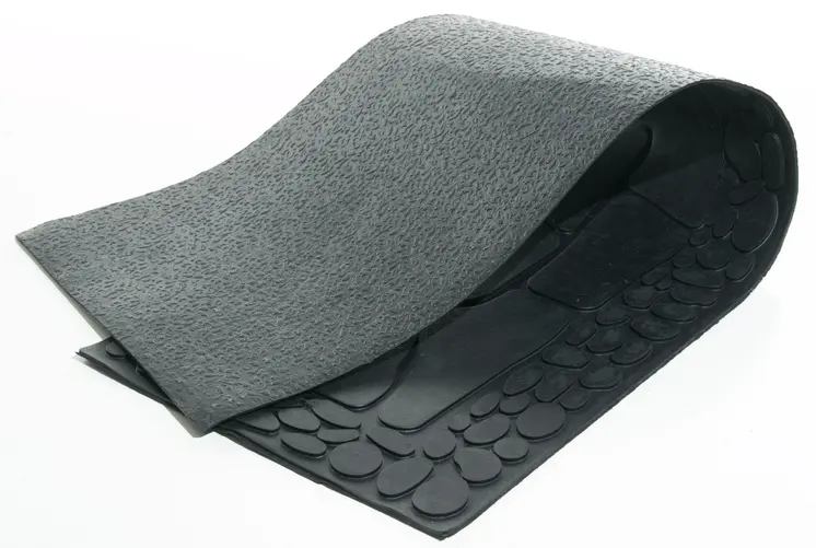 10" X 33" Black Rubber Outdoor Door Mat