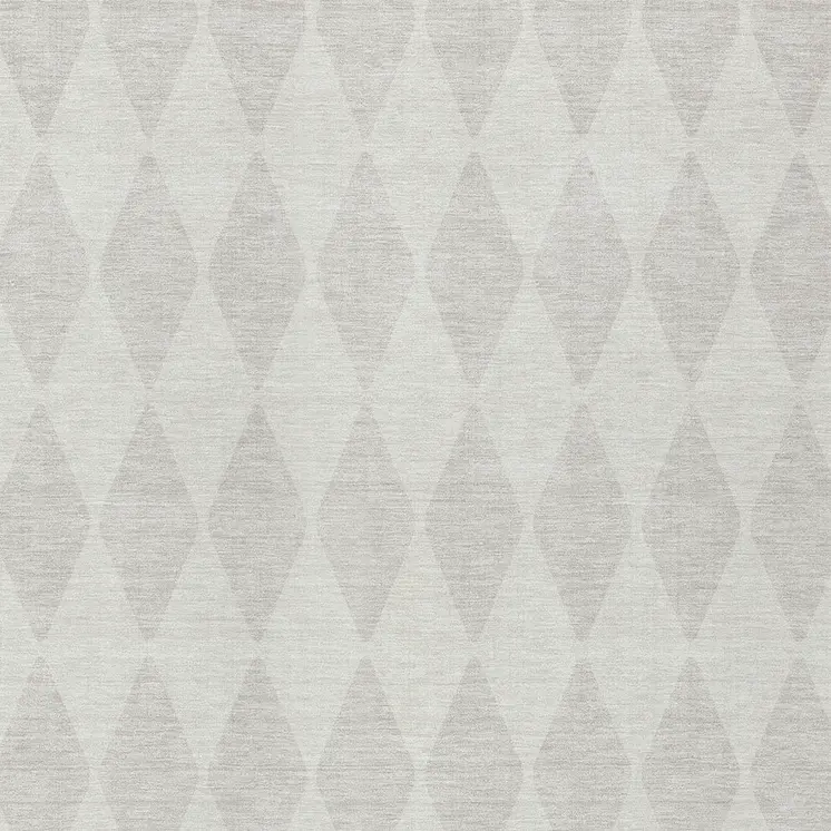 3' X 5' Ivory And Beige Geometric Washable Indoor Outdoor Area Rug