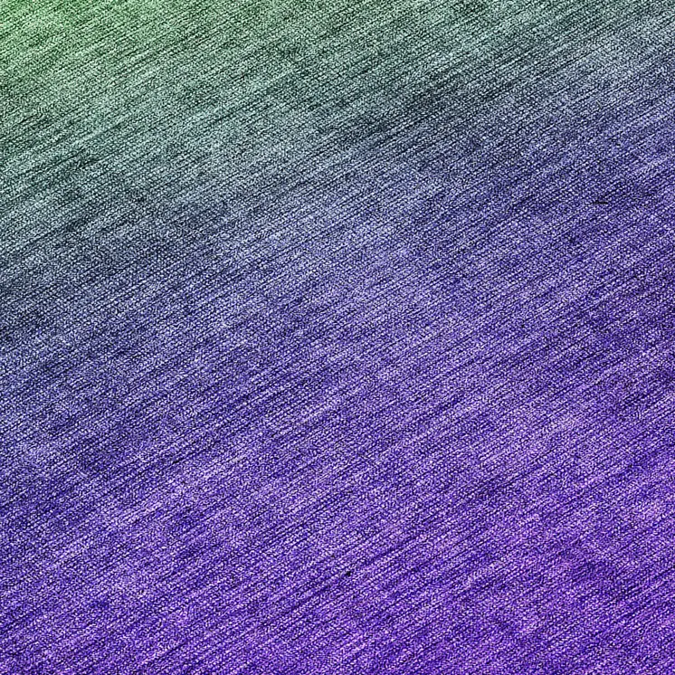 8' Green Purple And Charcoal Round Ombre Washable Indoor Outdoor Area Rug