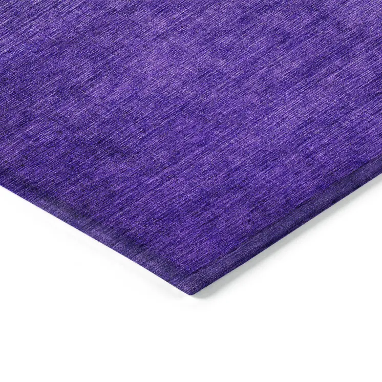 10' X 14' Green Purple And Charcoal Ombre Washable Indoor Outdoor Area Rug