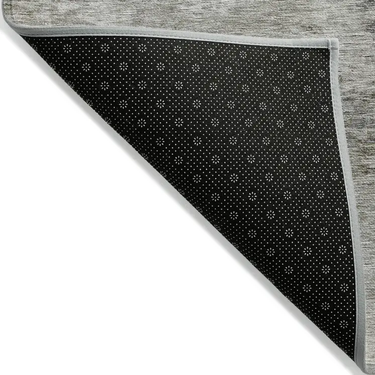 8' X 10' Beige Tan And Gray Abstract Washable Indoor Outdoor Area Rug