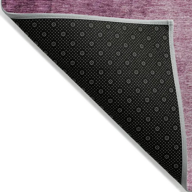 3' X 5' Merlot Blush And Pink Ombre Washable Indoor Outdoor Area Rug