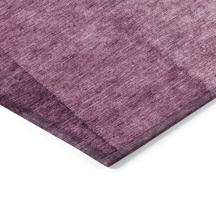 5' X 8' Merlot Blush And Pink Ombre Washable Indoor Outdoor Area Rug