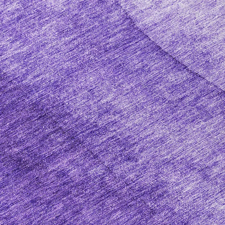 8' Purple Lilac And Lavender Round Ombre Washable Indoor Outdoor Area Rug