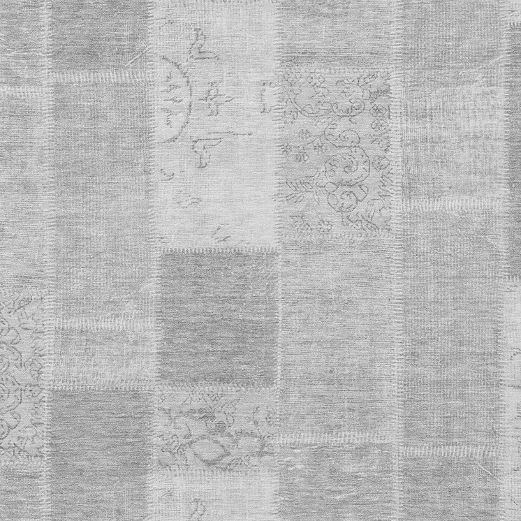 3' X 5' Silver Gray And Graphite Patchwork Washable Indoor Outdoor Area Rug