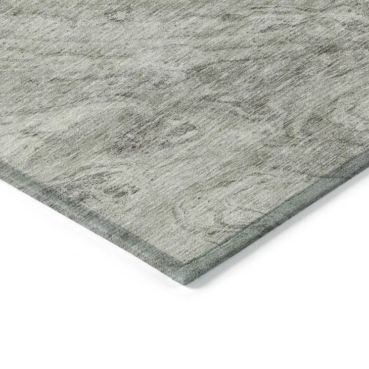 9' X 12' Taupe Beige And Tan Abstract Washable Indoor Outdoor Area Rug