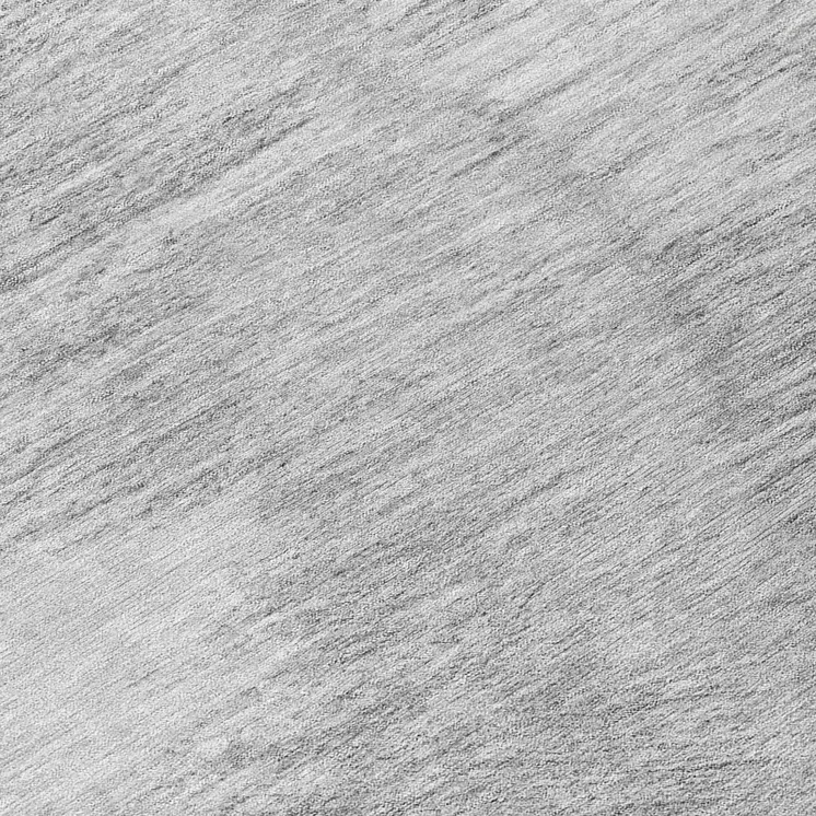 8' Gray Charcoal And Silver Round Abstract Washable Indoor Outdoor Area Rug