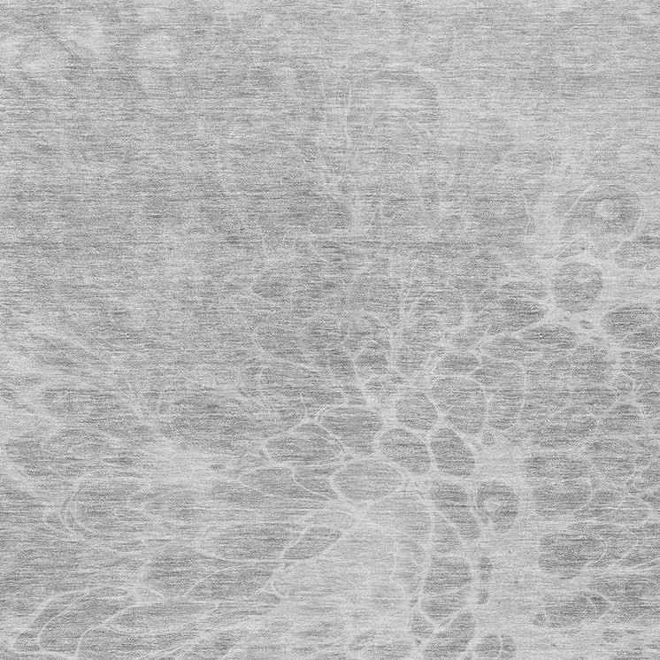 3' X 5' Silver And Gray Abstract Washable Indoor Outdoor Area Rug