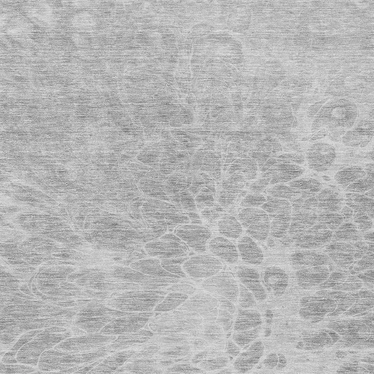 9' X 12' Silver And Gray Abstract Washable Indoor Outdoor Area Rug