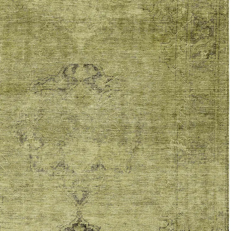 10' X 14' Khaki Brown And Taupe Oriental Washable Indoor Outdoor Area Rug