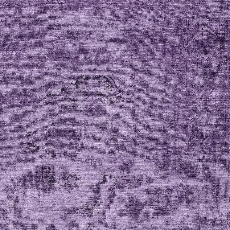 9' X 12' Purple Eggplant And Lavender Oriental Washable Indoor Outdoor Area Rug