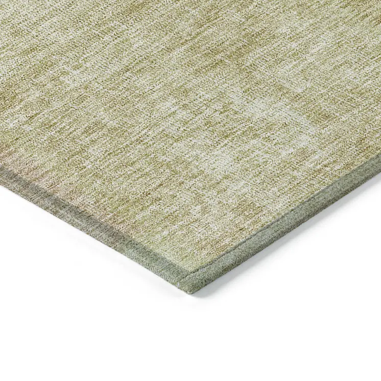 9' X 12' Green Copper And Mint Green Patchwork Washable Indoor Outdoor Area Rug