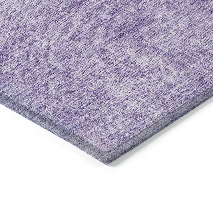10' X 14' Lavender And Purple Patchwork Washable Indoor Outdoor Area Rug