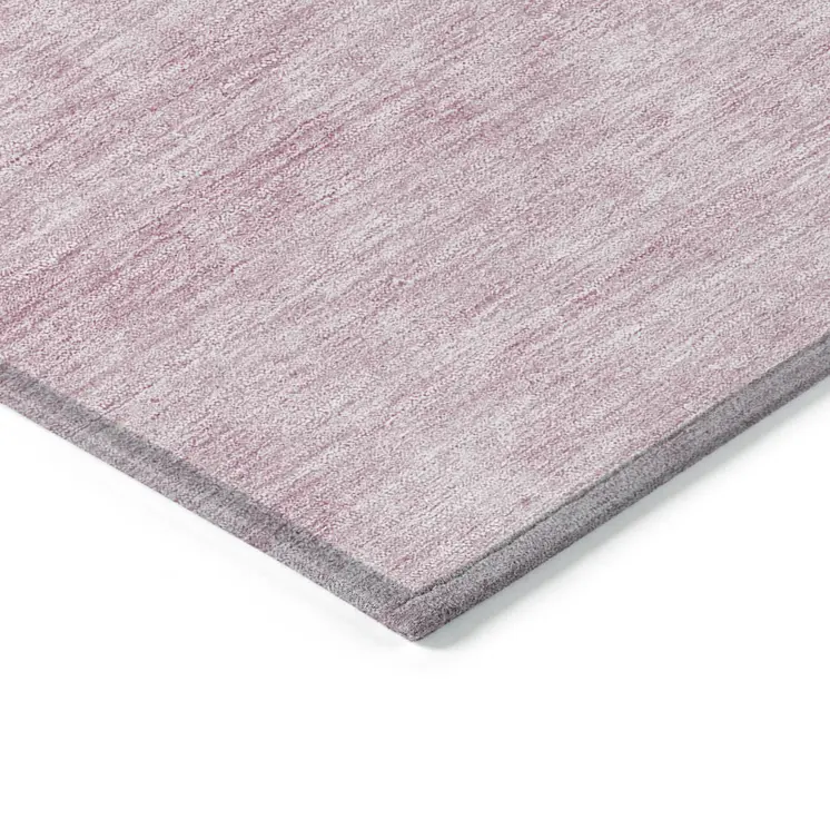 10' X 14' Blush Pink And Mauve Abstract Washable Indoor Outdoor Area Rug