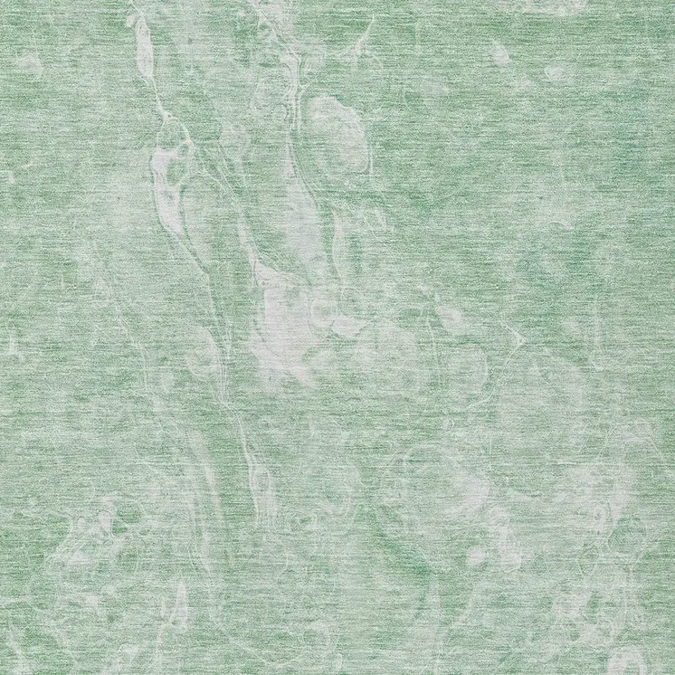 10' X 14' Mint Green Sage And Ivory Abstract Washable Indoor Outdoor Area Rug