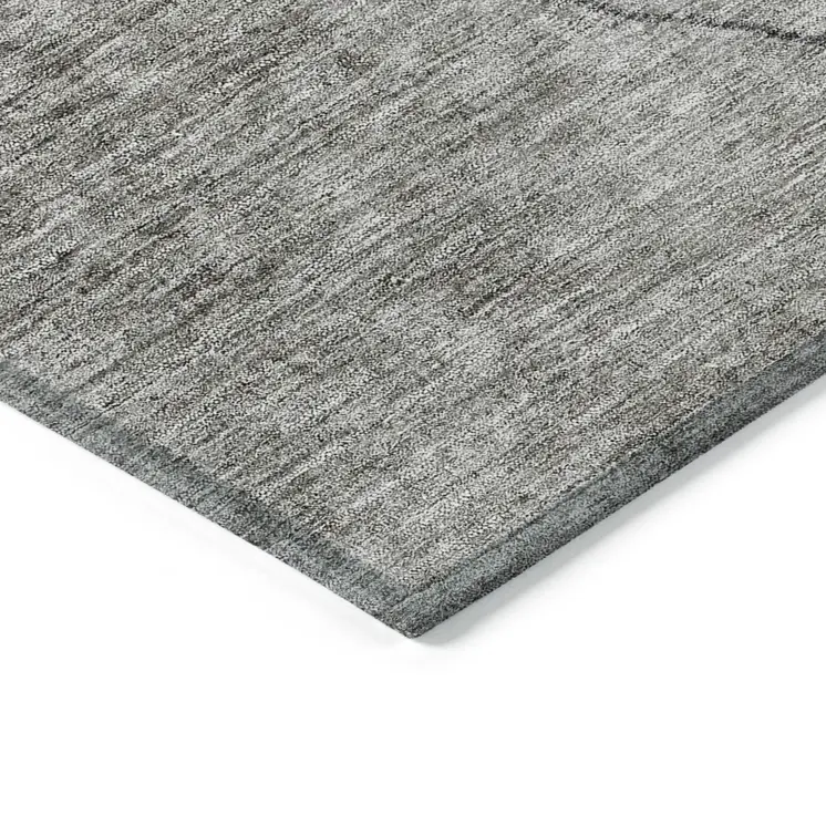 10' X 14' Beige Brown And Taupe Abstract Washable Indoor Outdoor Area Rug