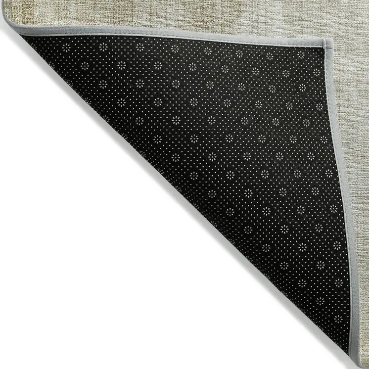 10' X 14' Taupe Beige And Tan Geometric Washable Indoor Outdoor Area Rug