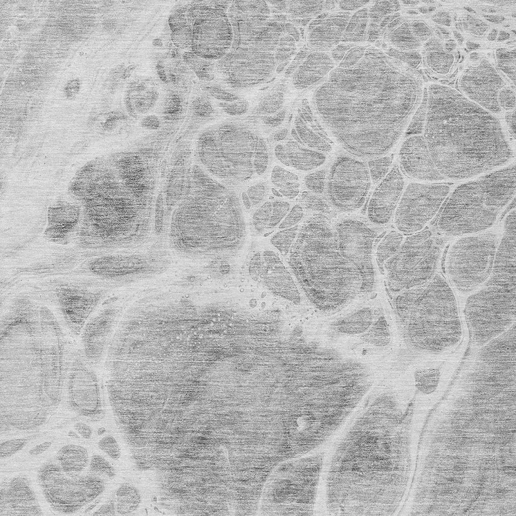 5' X 8' Gray Silver And Ivory Nautical Washable Indoor Outdoor Area Rug