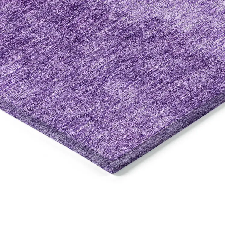 8' X 10' Purple And Lavender Ombre Washable Indoor Outdoor Area Rug