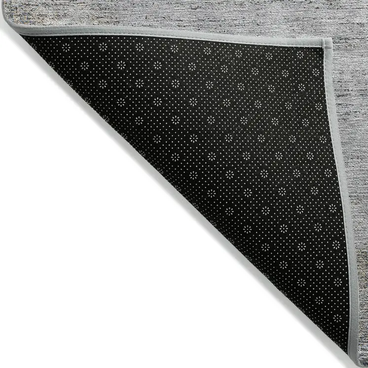 8' X 10' Taupe Beige And Blue Geometric Washable Indoor Outdoor Area Rug