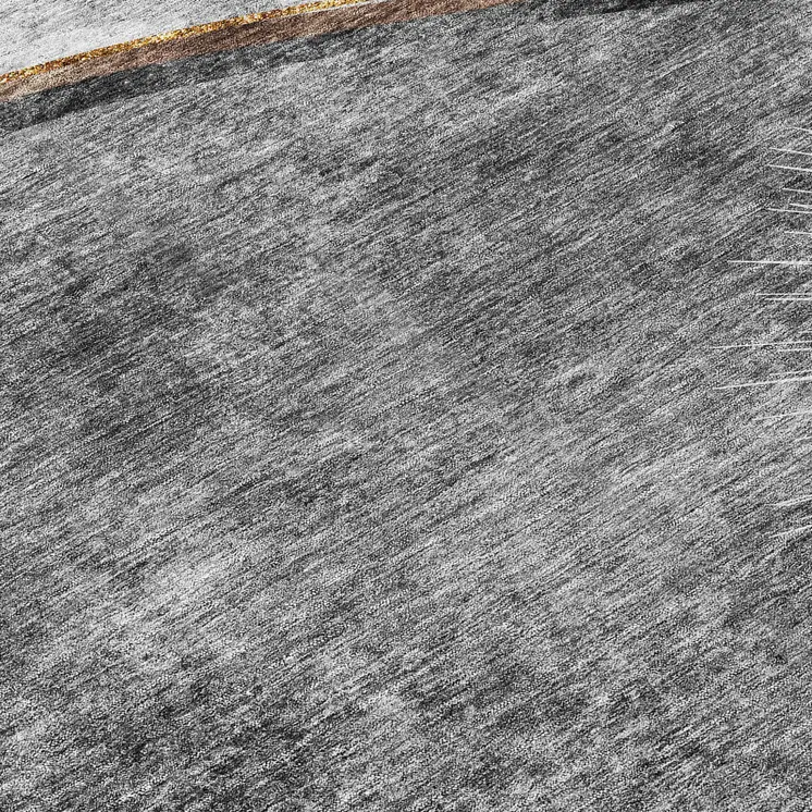 8' Gray Chocolate And Silver Round Abstract Washable Indoor Outdoor Area Rug