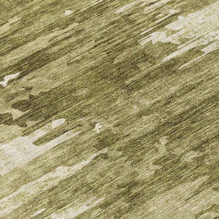 8' Brown Taupe And Beige Round Abstract Washable Indoor Outdoor Area Rug