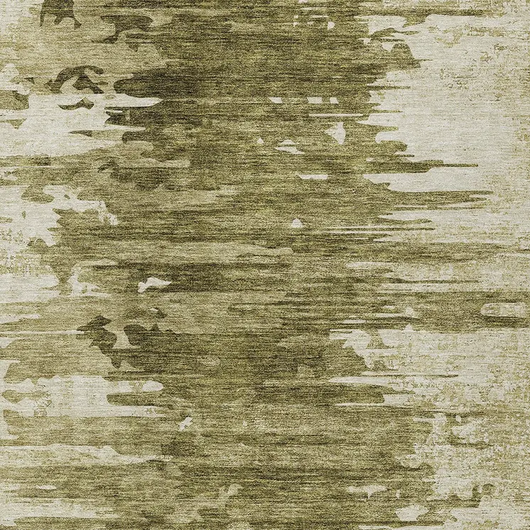 8' X 10' Brown Taupe And Beige Abstract Washable Indoor Outdoor Area Rug