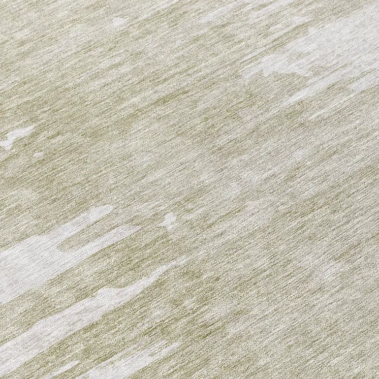 8' Taupe Beige And Tan Round Abstract Washable Indoor Outdoor Area Rug