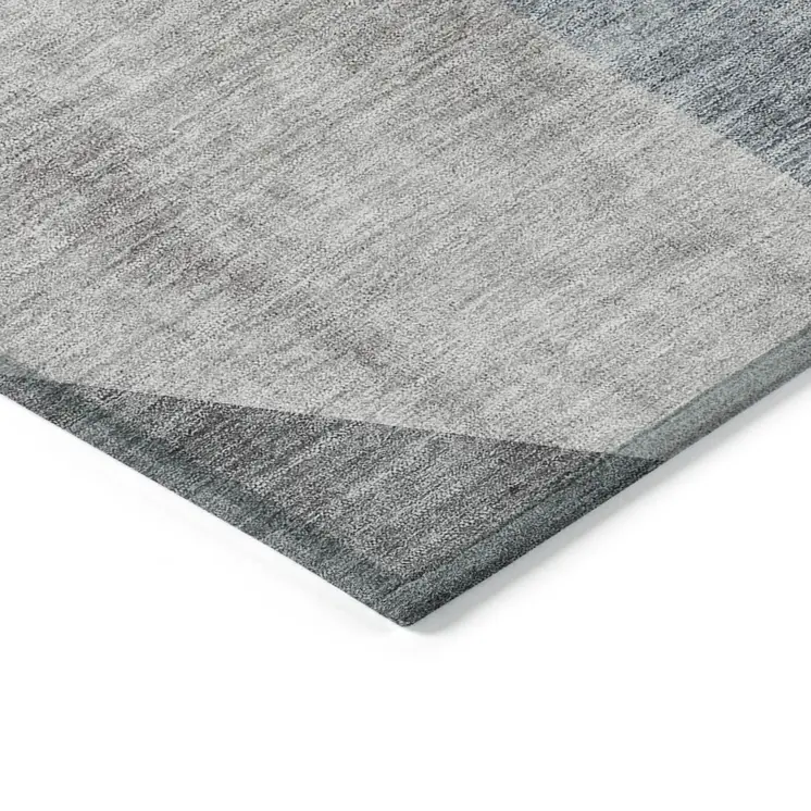 9' X 12' Taupe Beige And Gray Abstract Washable Indoor Outdoor Area Rug