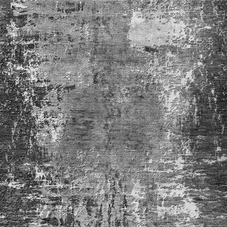 3' X 5' Gray Charcoal And Silver Abstract Washable Indoor Outdoor Area Rug