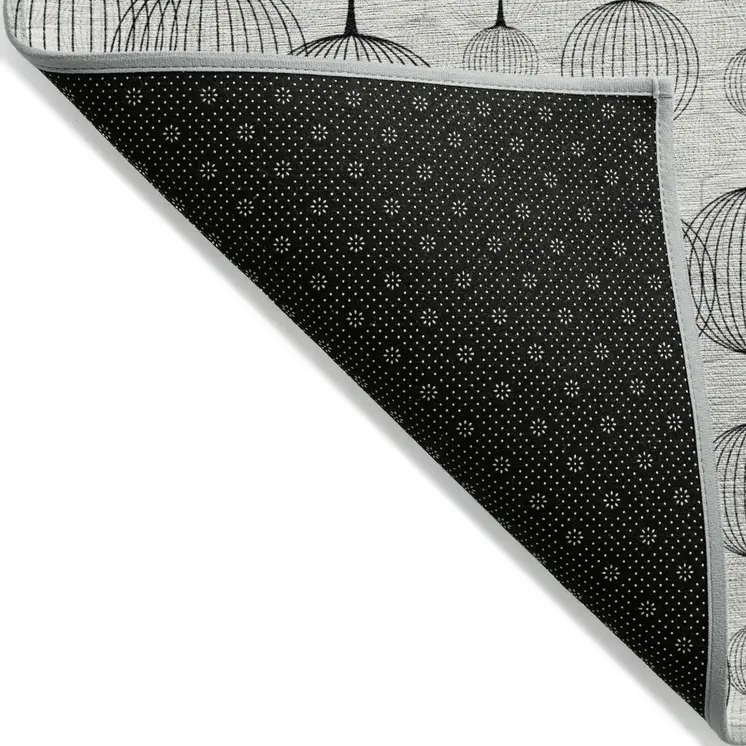 10' X 14' Graphite Gray And Silver Geometric Washable Indoor Outdoor Area Rug