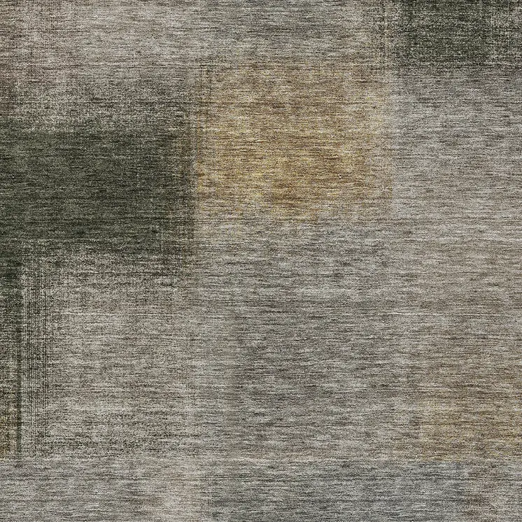 8' X 10' Taupe Gray And Beige Abstract Washable Indoor Outdoor Area Rug